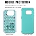 S7 Edge Case, MagicSky [Shock Absorption] Studded Rhinestone Bling Hybrid Dual Layer Armor Defender Protective Case Cover for Samsung Galaxy S7 Edge (Sleeping Owl)