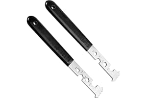 Paver Removal Tool, Paver Puller Tool With Double Joint Scraper Extractor with Joint Scraper Micro Teeth Gripper Slots for Ga