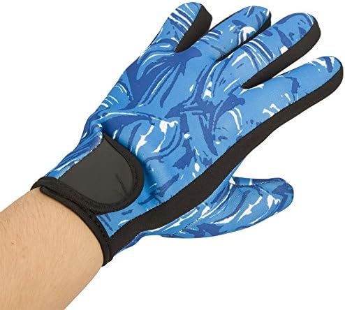 Top Quality Skid-proof Diving Gloves -- Reliable Stab-proof Five Finger Sports Gloves for Diving, Swimming, River Trekking, Riding or Travel (L)