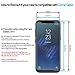 Galaxy S8 Plus Screen Protector, [Dome Glass] Full Coverage 3D Curved Tempered Glass Shield [Liquid Dispersion Tech] Easy Install by Whitestone for Samsung Galaxy S8+ (2017) - 1 Pack