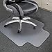Soundance Chair Mat for Low Pile Carpetd Floor, Delivered Flat 36 x 48 Inch with Lip, Thick Hard Smooth Heavy Duty Sturdy, Office PC Desk Chair Pad Protector for No or Low Pile Carpet Hardwood Floor
