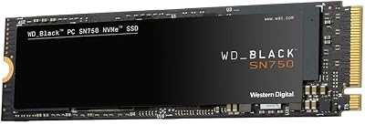 WD_BLACK SN750 250GB M.2 NVMe PCIe Gen3 SSD 3100 MB/s Read