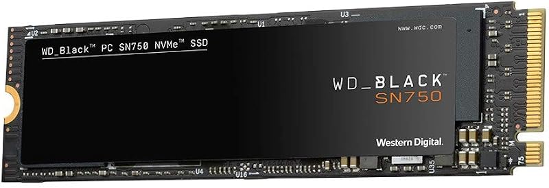 WD_BLACK SN750 250GB M.2 NVMe PCIe Gen3 SSD 3100 MB/s Read