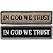 Bundle 2 Pieces - EmbTao in GOD We Trust Embroidered Tactical Morale Fastener Hook&Loop Patch