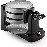 Cuisinart WAF-F40 Double Flip Belgian Waffle Maker,New Black/Stainless