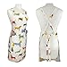Aiden Brothers 100% Cotton Canvas Apron, Dog Print Kitchen Chef's Aprons with Adjustable Straps, Cross Back for Home, Artist, Crafting, Restaurant (27