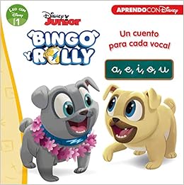 Bingo y Rolly. Un cuento para cada vocal: a, e, i, o, u (Leo con Disney - Nivel 1)