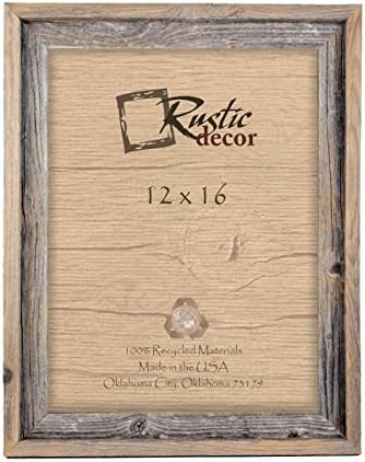12x16-2" Wide Signature Reclaimed Rustic Barnwood Wall Frame