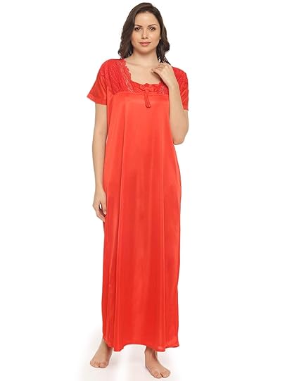 Womens Maternity Feeding Nursing Full Nightdress