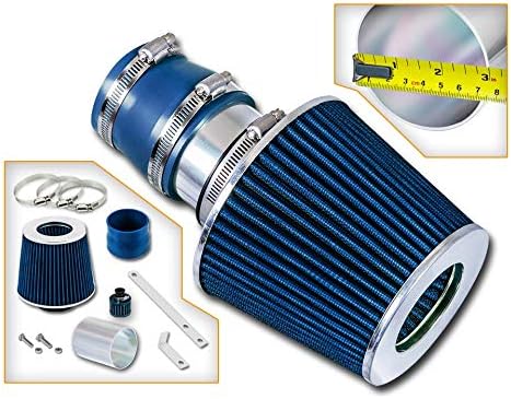 Rtunes Racing Short Ram Air Intake Kit + Filter Combo BLUE Compatible For 99-04 Volkswagen Golf/Jetta/GTI (1.8T / 2.0L / VR6) …