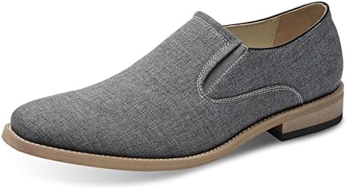 Men's Slip-On Loafer Classic Casual Canvas Oxford Shoe (9.5 D (M) US)