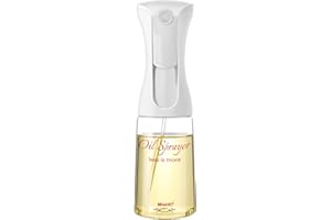 Mistifi Oliver Oil Sprayer for cooking, Spray bottle 6oz, Non-Aerosol Refillable Dispenser Oil Mister FS600 Less is More