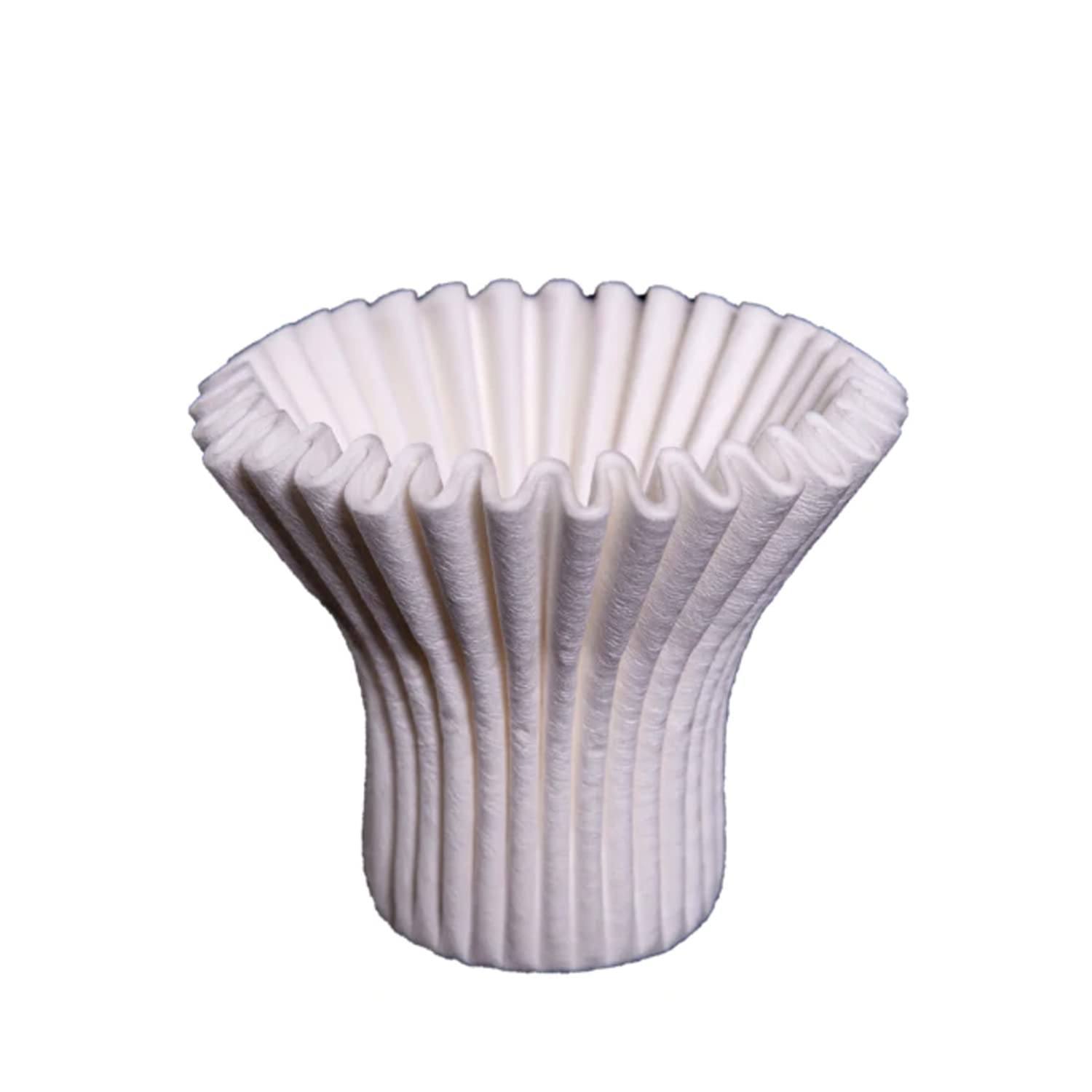 ESPRO Paper Filter (Pack of 100) for Continuous Coffee Filter Bloom, Stainless Steel Filter for Pour Over Coffee, White