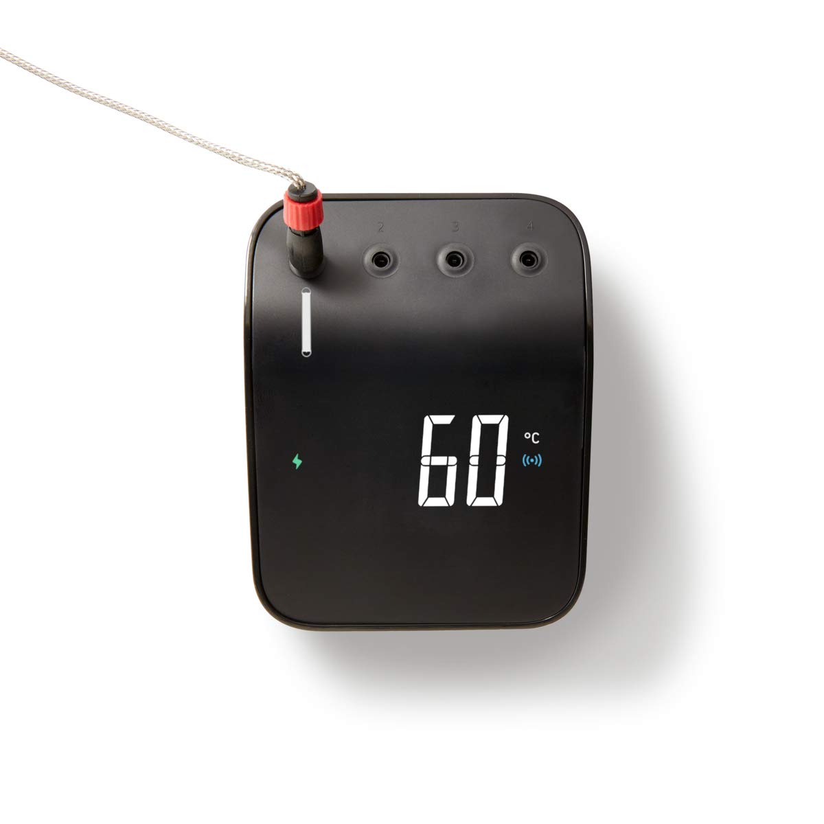 Weber Connect Smart Grilling Hub/Compatible with All Barbecues via Weber Connect App, Wi-Fi & Bluetooth, Alerts, LED Display, USB-Rechargeable Battery, Four-Probe Capacity, 7.5 x 9.8 x 3.4 cm