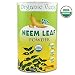 Organic Neem Leaf Powder - 1 Lb. ★ USDA Certified Organic ★ 100% Pure and Natural Raw Herb Super Food Supplement. Non GMO, Gluten FREE. All Natural!