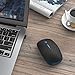 Vssoplor Wireless Mouse, 2.4G Slim Portable Computer Laptop Mouse with Nano Receiver Quiet Silent Optical Mice for Notebook, PC, Laptop, Computer-Black and Sapphire Blue