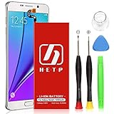 Galaxy Note 5 Battery Replacement 3200mAh HETP Upgraded Internal Li-ion Polymer Replacement Battery for Samsung Galaxy Note 5 SM-N920 N920T N920A N920P N920V with Free Screwdriver Tool Kit