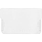 40-Pack Small Drawer Dividers - Clear & White Plastic Organizers For Storage Cabinets & Craft Drawers