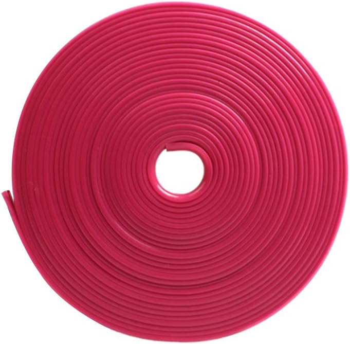 Cigooxm 8M Car Stickers Car Vehicle Color Wheel Edge Rims Protectors Decor Strip Tire Guard Line Rubber Moulding Trim Tire Protection