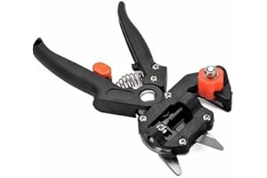 LSLANSOON 2 in 1 Grafting Tool Pruner Kit Gardening Pruning Tool for Fruit Tree Grafting Branch Trimming Cutting