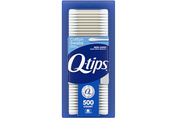 Q-tips Cotton Swabs, Original, For Home, First Aid and Beauty, 100% Cotton, 500 Count