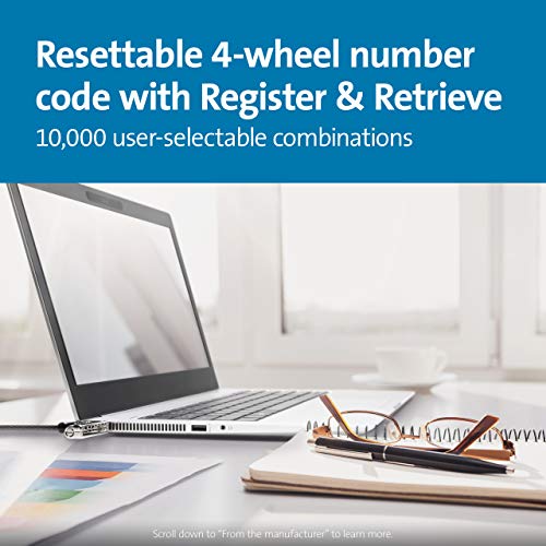 Kensington NanoSaver™ Combination Laptop Lock (Resettable), Computer