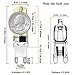 Kakanuo G9 LED Bulb Dimmable 5 Watt Daylight White 6000K Bi-pin Base 72X2835SMD LED Bulb AC 110V-130V (Pack of 4)