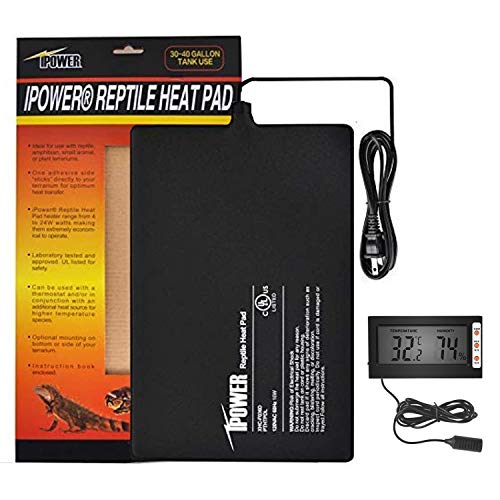 iPower 8"" x 12"" Reptile Heat Mat Under Tank Heater Terrarium Heating