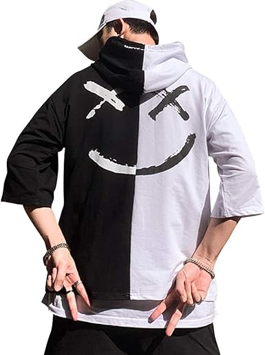 camisetas con capucha hombre