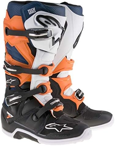 botte moto cross orange