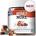 Naturally More All Natural Premium Chocolate Hazelnut Spread-A Sweet Decadent Chocolate Spread w/ 80% less Sugar + Probiotics 12oz