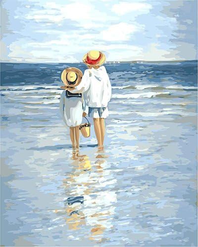 DoMyArt Paint by Number Kit - See to Sea (New Version) 16X20 Inch