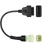 Amazon.com: lydesor OBD 轉接器適用於Kawasaki 摩托車6 針至16 針