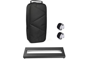 KOLDOT Pedal Board for Guitar Bass Effects Pedal Small Mini Pedalboard with Carry Bag, 2PCS Pedal Board Tape 15 x 5 inch