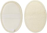 minkissy 3pcs Natural Loofah Exfoliating Sponge Pads Body Scrubber Bath Towel view 7
