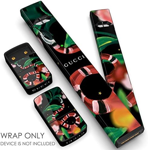 JUUL Skin - JUUL Wrap - JUUL Decal - JUUL Cover - JUUL Starter Kit Stickers - Pax JUUL Skin for Device Charger Pods - Original JUUL Vape Pen Accessories Skin (Snake Exclusive)