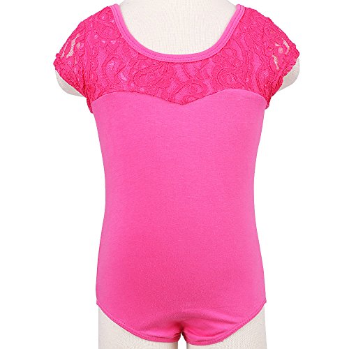 HeroStore Cotton Whole Classical Girls Ballet Gymnastics Unitard/Leotards with Ruffle Skirt Suit for 3~12 Years Ballet Costume