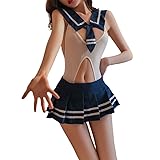 QNCLO Sexy Female Student Role Playing Underwear