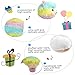Alpacasso 14'' Rainbow Plush Alpaca, Cute Stuffed Animals Toys.