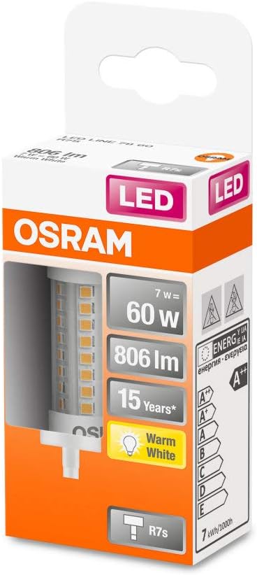 OSRAM LED LINE R7S, Warm White - 60w Replacement, Single-Pack - Image 4