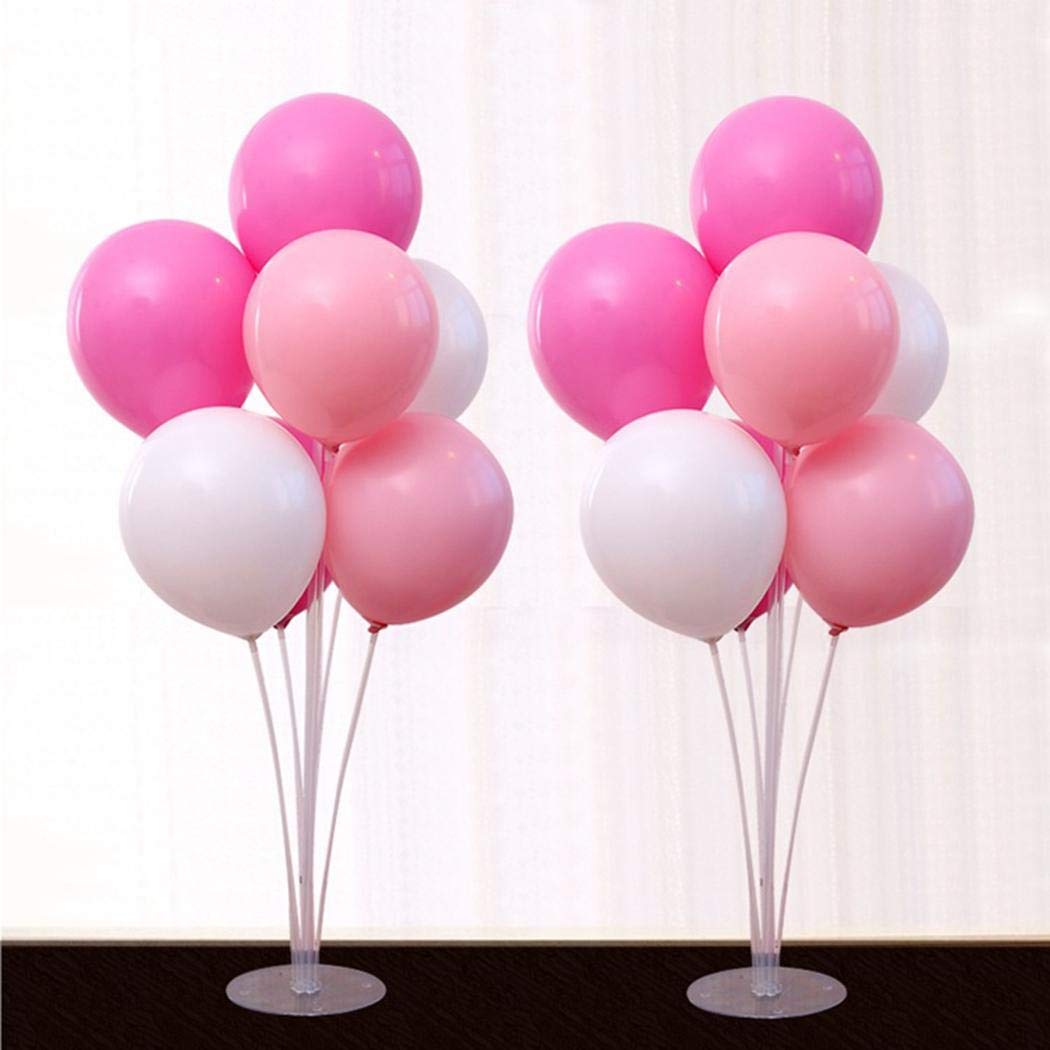 banlany Kids Birthday Party Wedding Balloon Stand Decoration Plastic Balloon Stick Balloon Stand