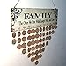 WINOMO Family Birthday Board Plaque DIY Hanging Wooden Birthday Reminder Calendar for Mom Dad Grandma Grandpa with 50pcs Round Discs