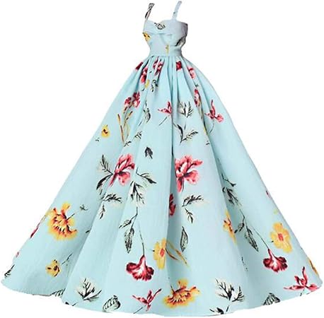 Amazon 手作りの青い花のイブニングドレスカジュアルウェアウェディングパーティードレス人形服23インチ人形 フィギュア ドール 通販