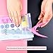 Gel Nail Polish Kit wih U V Light Starter Kit 36W LED Nail Lamp with Shinny Glitter Sequins Clear Uv Gel Nail Polish Set Base Top Coat Nail Art Decorations Rhinestone Tools French Manicure Kits