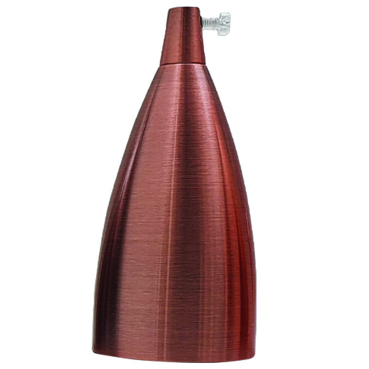 Modern vintage ES E27 solid Lamp holder bulb base socket pendant adapter screw fitting Ceramic converter Shade cap UK (Copper)