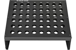 COLTON INDUSTRIAL TOOLS Colton Industrial 20123 | R8 Collet Rack With 48 Slots for Bridgeport High Precision