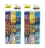 Despicable Me Minion Pencils 24 Pieces