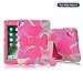 iPad Mini 4 Case, ACEGUARDER Kidsproof Shockproof Impact Risistance Heavy Duty Full Body Protective Cover Stand Case for iPad Mini 4 (Camo-Pink)