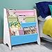 Yescom Wood Kids Book Shelf Sling Storage Rack Organizer Bookcase Display Holder White