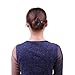 OUBECA Tousled Synthetic Hairpiece Scrunchies Straight Elastic Updo Scrunchy Messy Bun for Women (2/30 Light Brown)